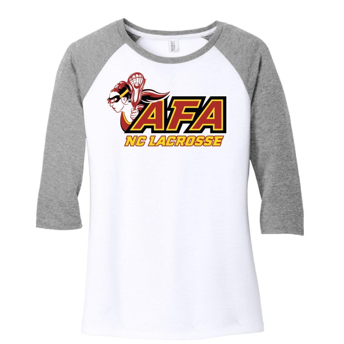 AFA District Women’s Perfect Tri Raglan T-shirt - The Luua Company