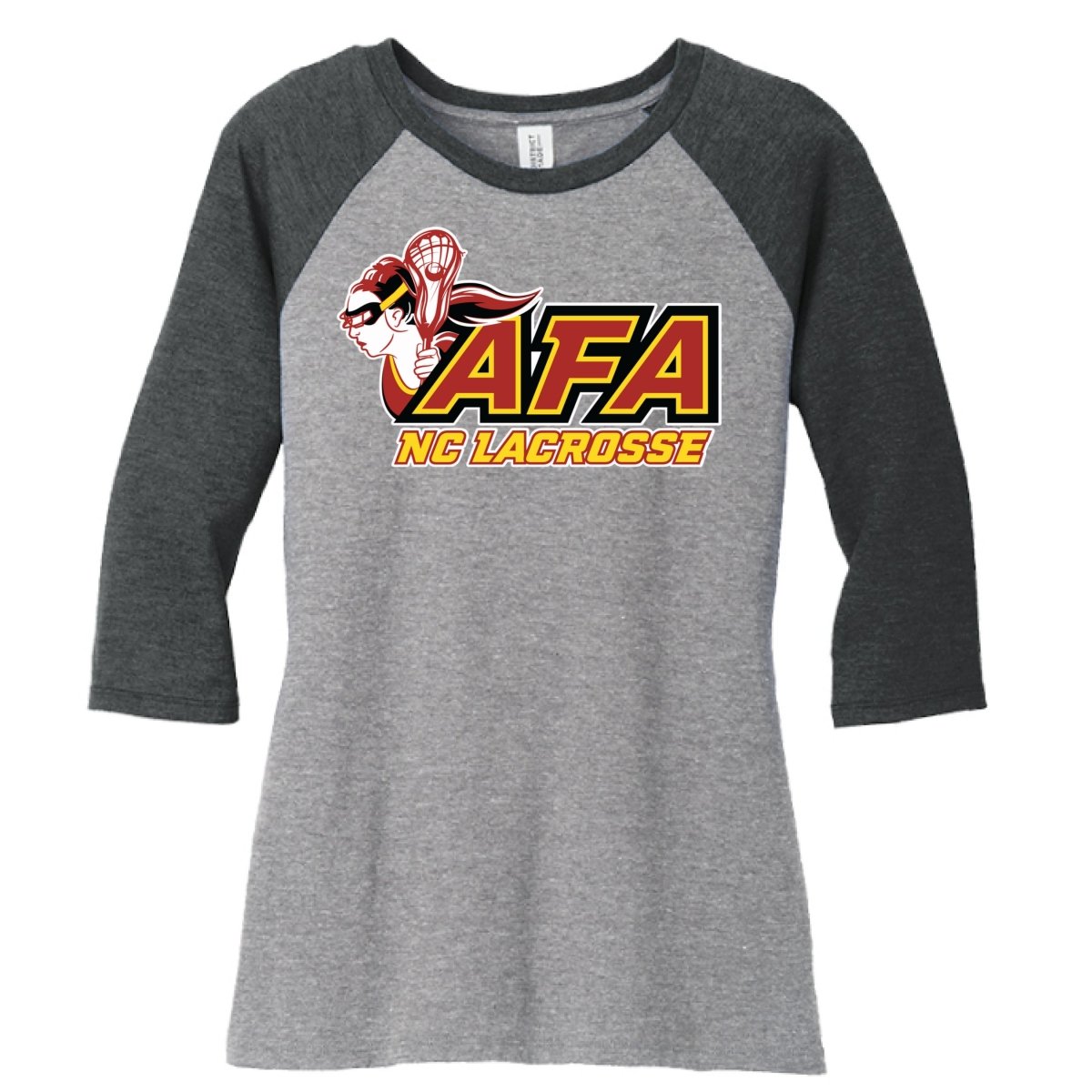 AFA District Women’s Perfect Tri Raglan T-shirt - The Luua Company