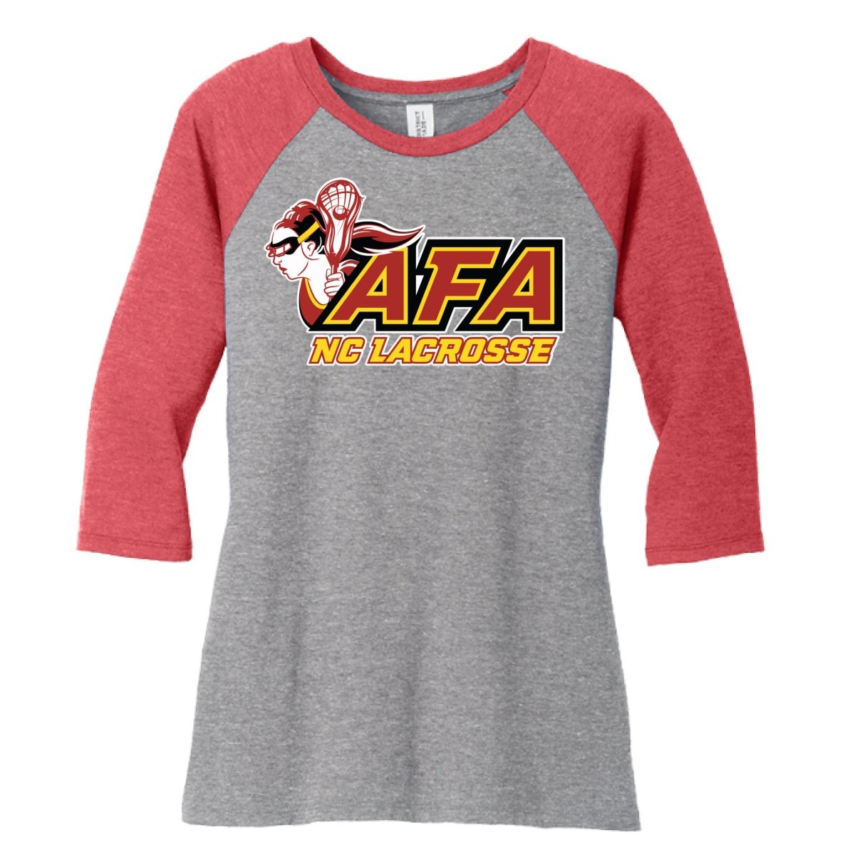 AFA District Women’s Perfect Tri Raglan T-shirt - The Luua Company
