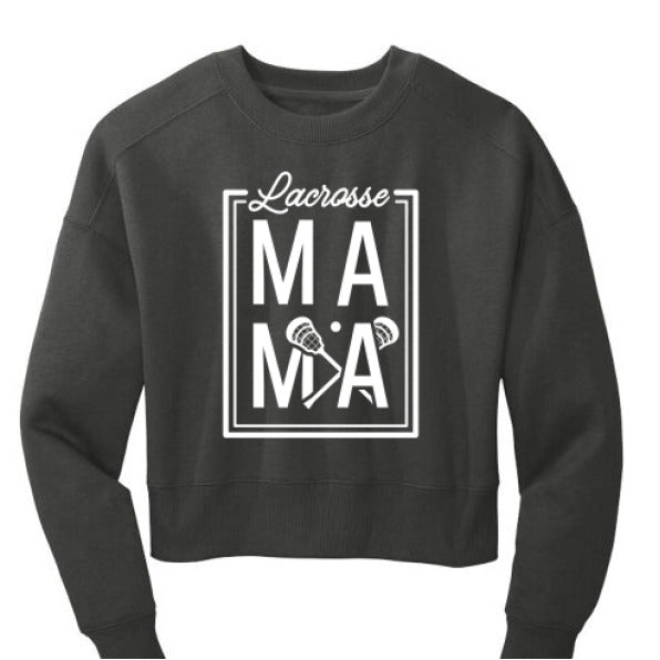 Lax Mama Cropped Crewneck - The Luua Company