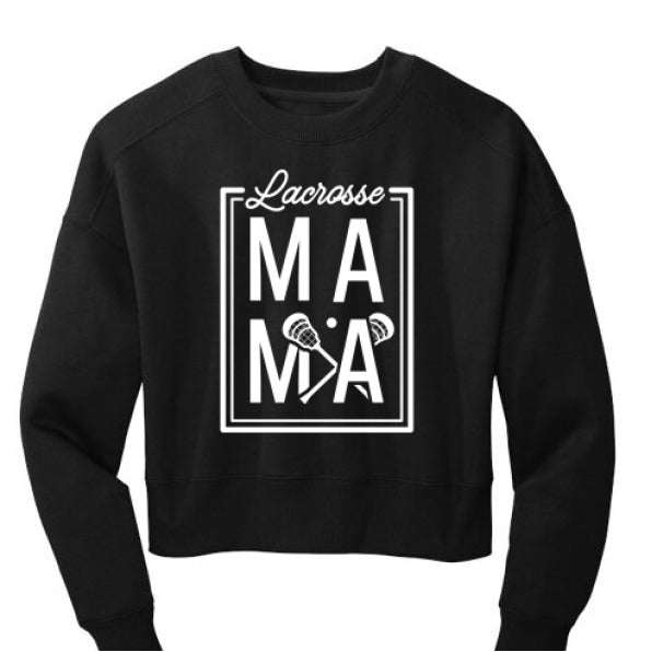 Lax Mama Cropped Crewneck - The Luua Company