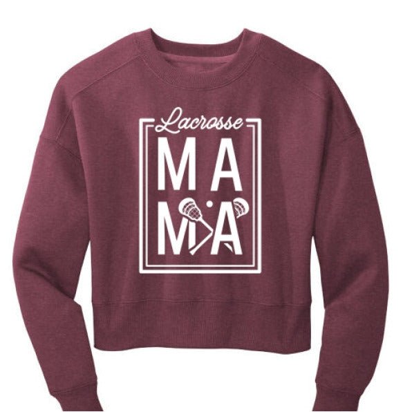 Lax Mama Cropped Crewneck - The Luua Company