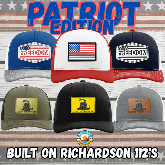 Patriot Edition Richardson 112 - Premium PVC and UV Textured Printed Patches - The Luua Company