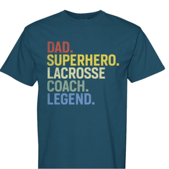 Superhero Lax Dad Men's Tee - The Luua Company