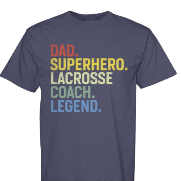 Superhero Lax Dad Men's Tee - The Luua Company