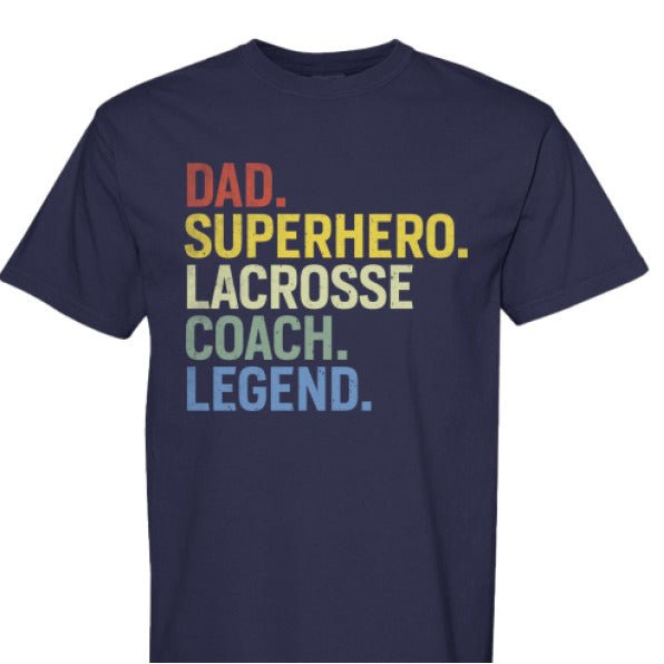Superhero Lax Dad Men's Tee - The Luua Company