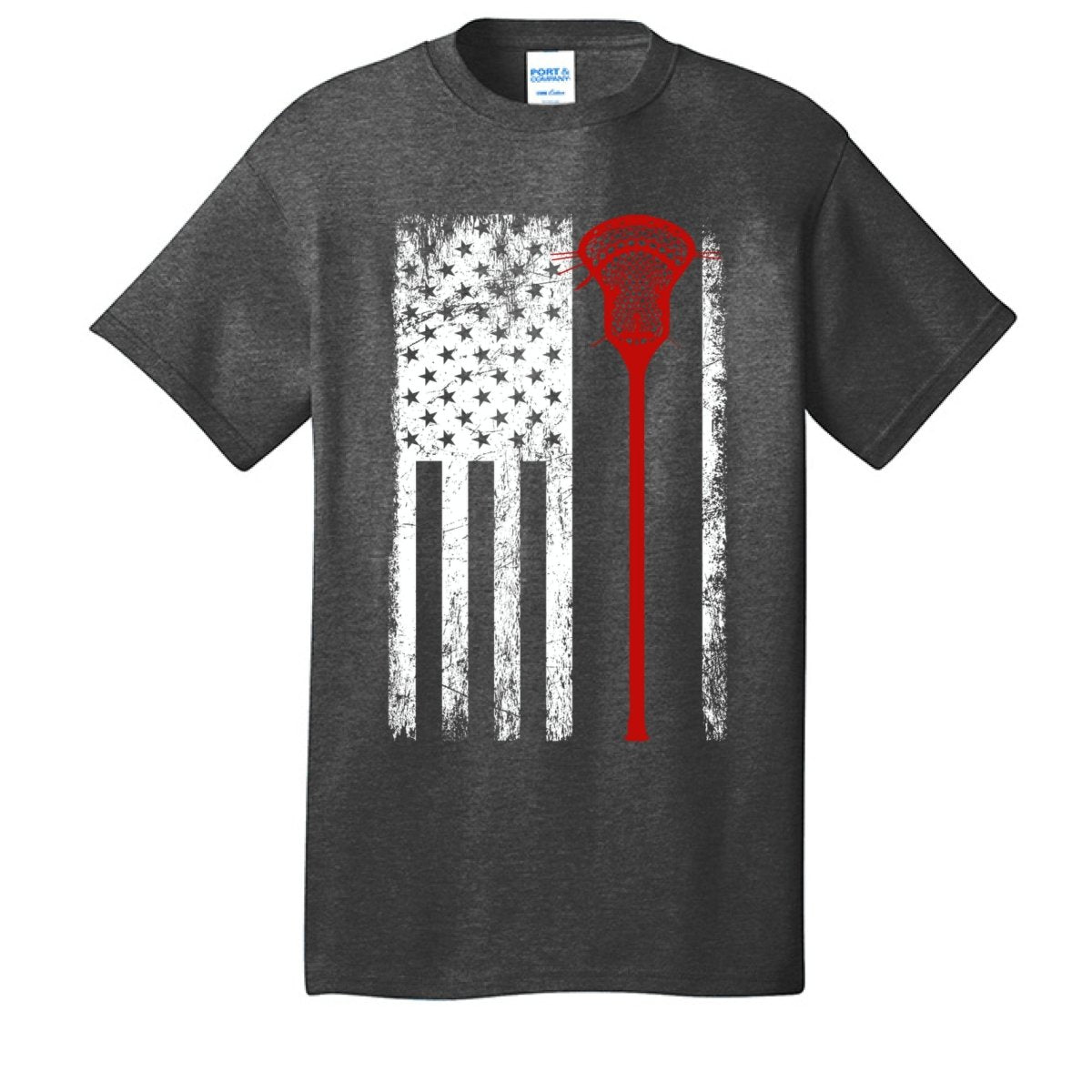 Vintage Flag Lax Tee - The Luua Company