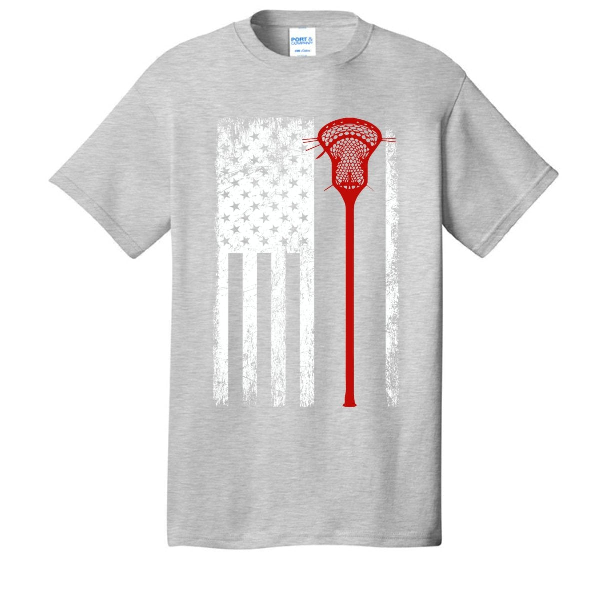 Vintage Flag Lax Tee - The Luua Company