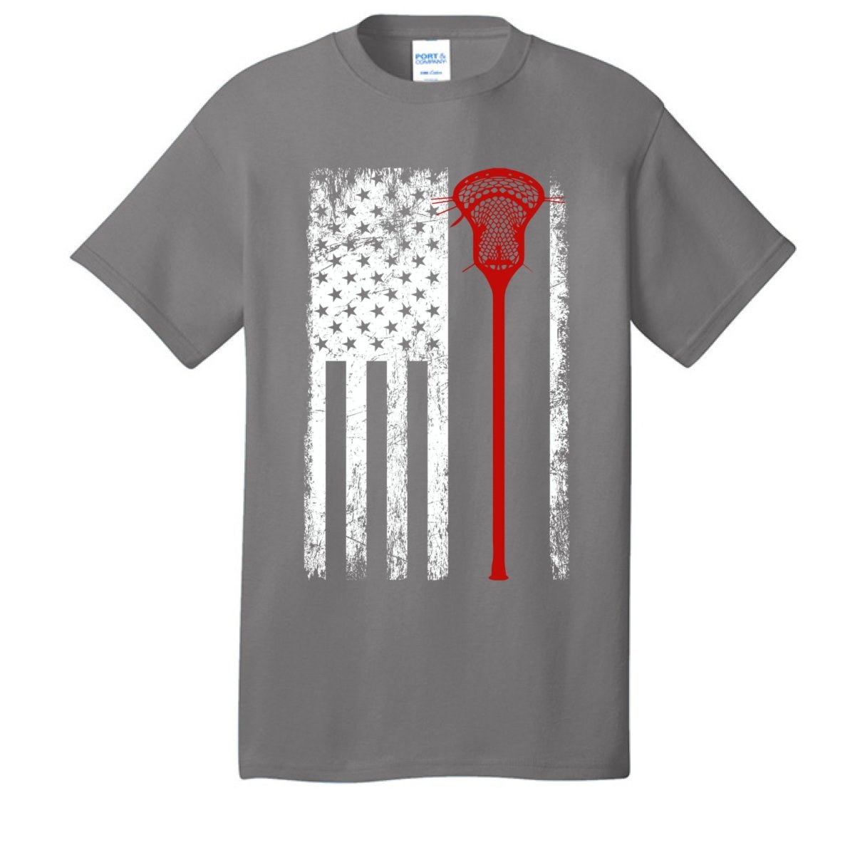 Vintage Flag Lax Tee - The Luua Company