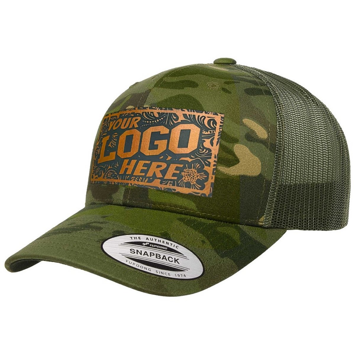 YUPOONG 6606CA CAMO Trucker Cap - The Luua Company