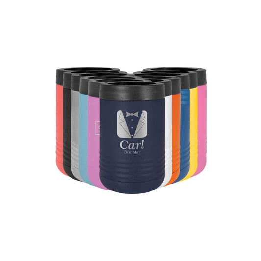12 -16oz Stainless Steel & Powder Coated Vacuum Insulated Beverage Holder - The Luua Company