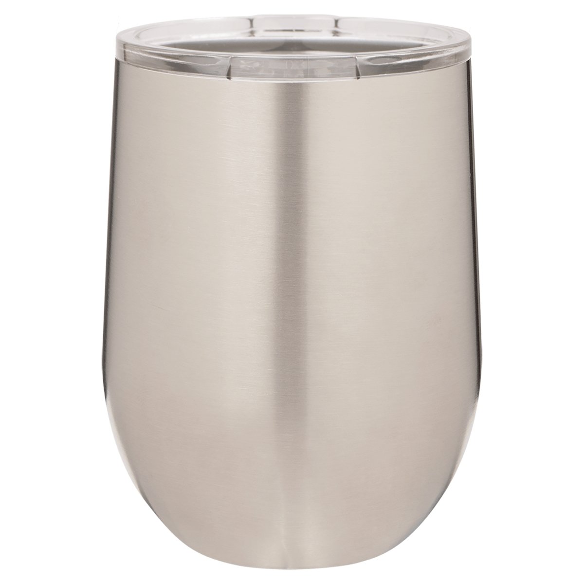 12oz. Stainless Steel & Powder Coated Custom Engraved Stemless Wine Tumbler with Lid - The Luua Company