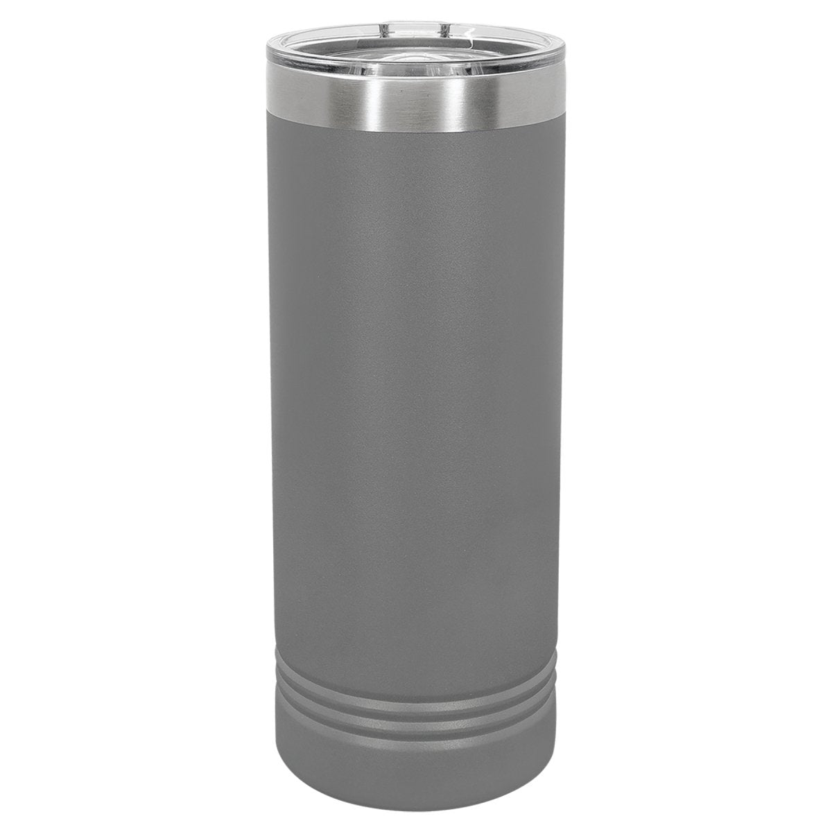 22oz Skinny Custom Engraved Stainless & Powder Coated Tumbler - The Luua Company