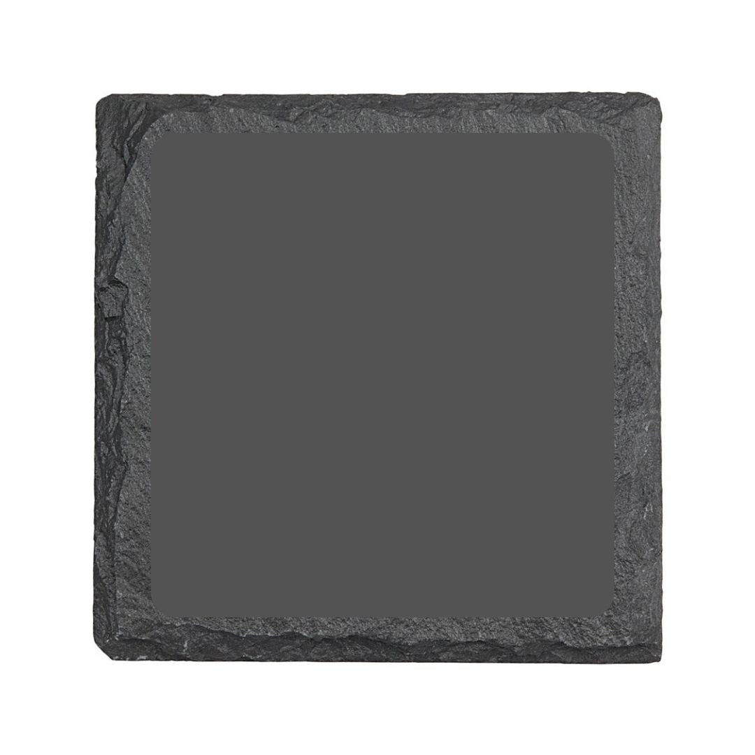 4x4 Engravable Square Slate Coasters - The Luua Company