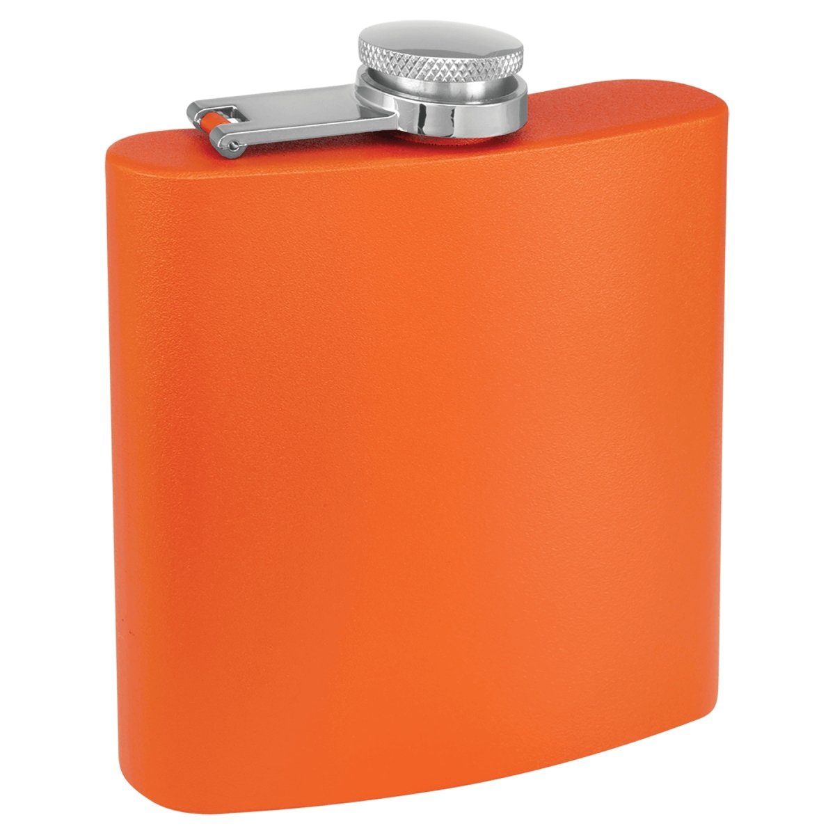 6 oz. Custom Engraved Stainless Steel Flask with Matte Coated Finish - The Luua Company