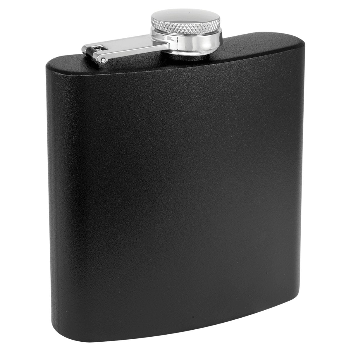 6 oz. Custom Engraved Stainless Steel Flask with Matte Coated Finish - The Luua Company