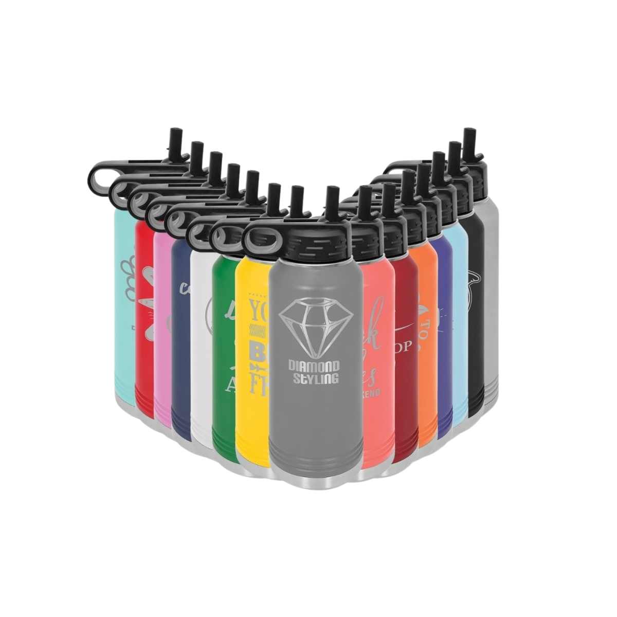 AFA Branded 32oz Stainless Steel & Powder Coated Sport Tumbler - The Luua Company