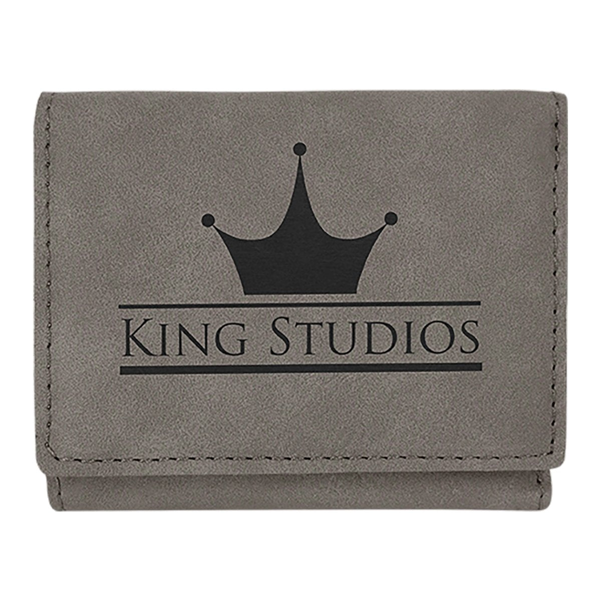 Custom Engraved Leatherette Tri-fold Wallet - The Luua Company