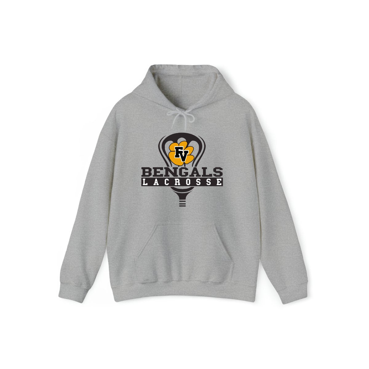 FVHS Bengals Lax Hoodie (black/white logo) – The Luua Company