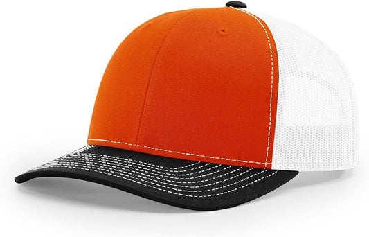 FVHS Bengals - Richardson 112 Trucker Snapback Cap with Engraved Leather Patch - The Luua Company