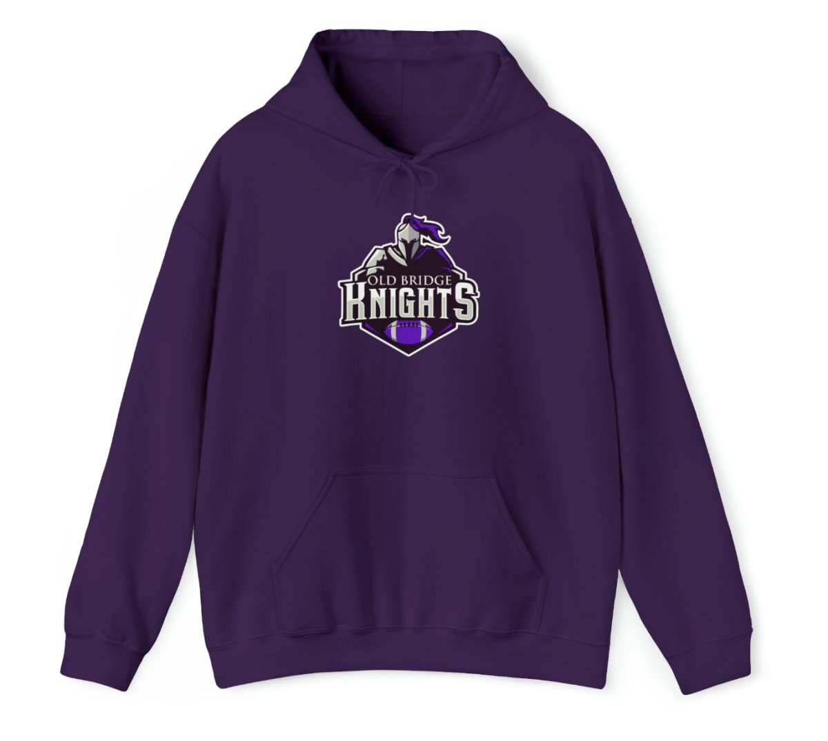 Old Bridge Knights Hoodie (OBK Football Logo) - The Luua Company