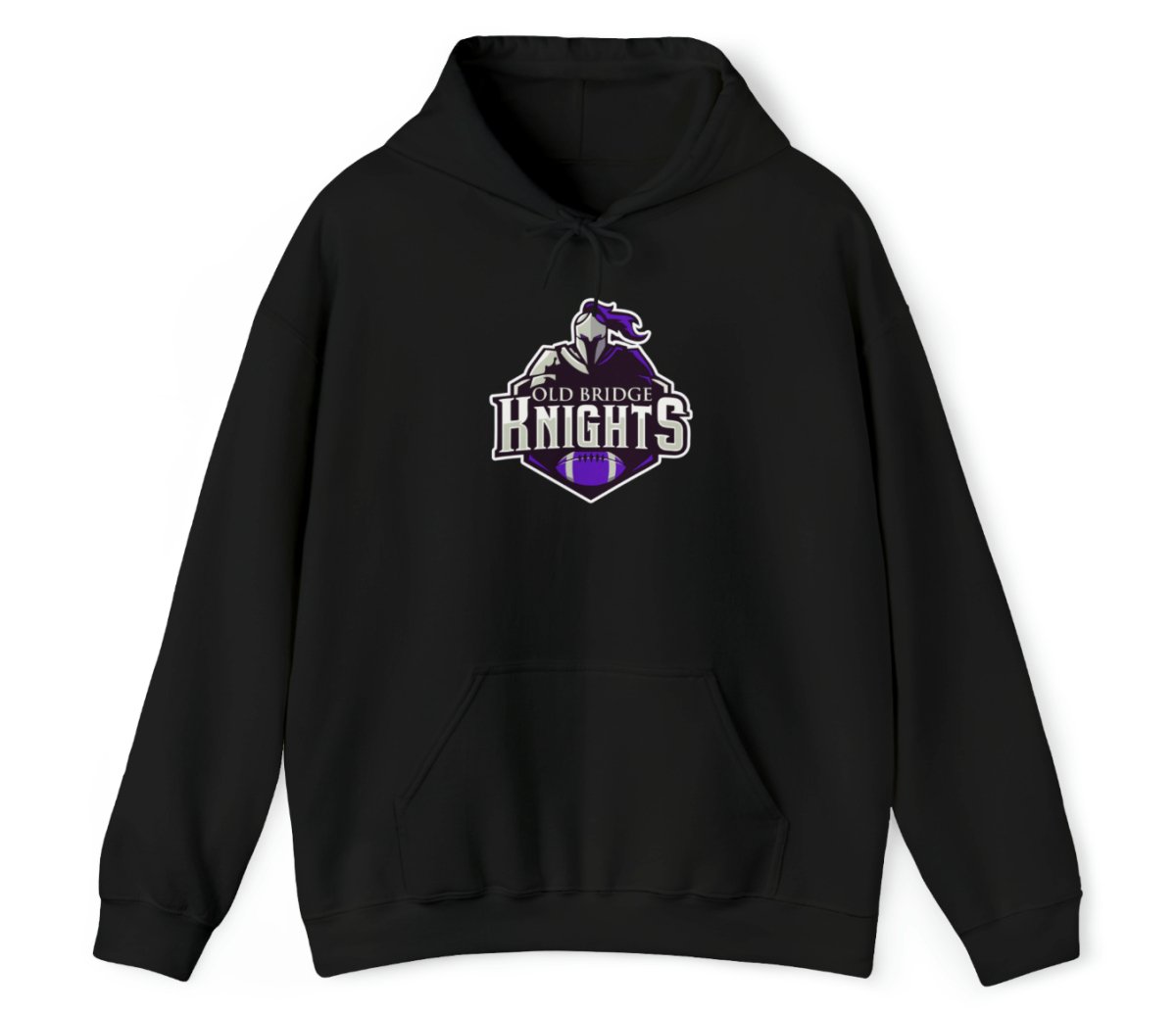 Old Bridge Knights Hoodie (OBK Football Logo) - The Luua Company