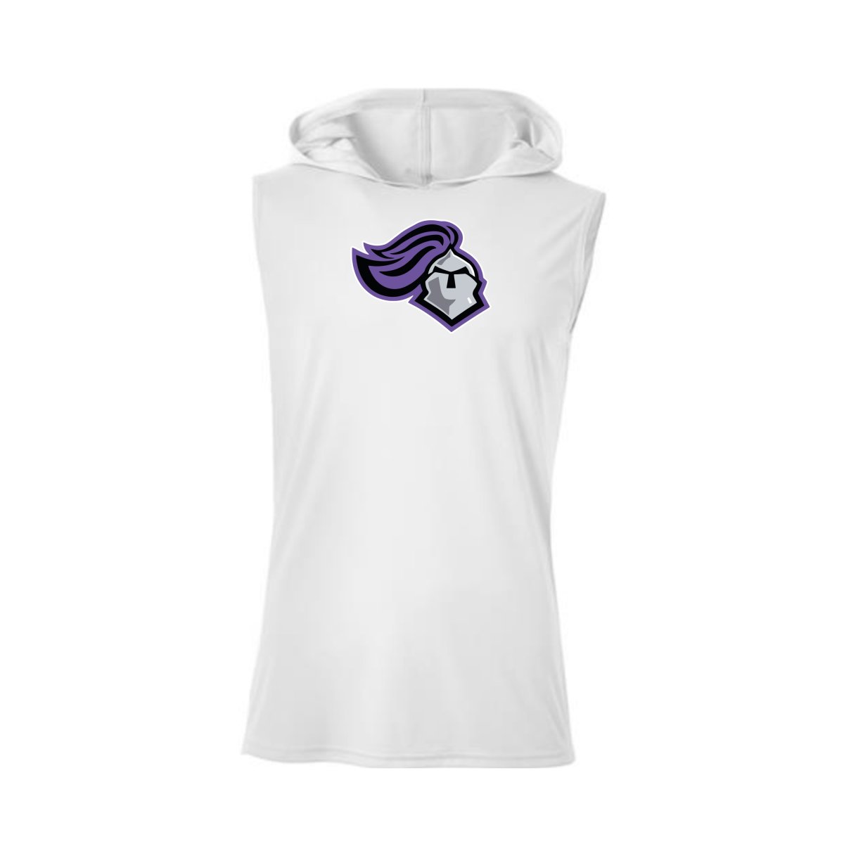 Old Bridge Knights Sleeveless Hoodie Tee (Helmet Logo) - The Luua Company