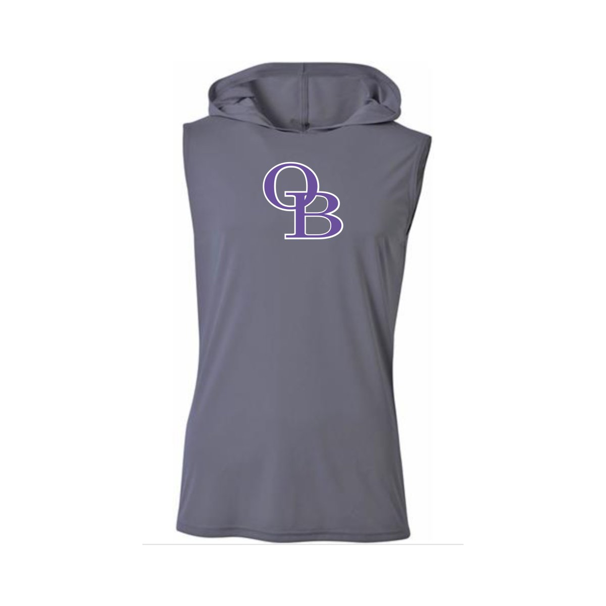 Old Bridge Knights Sleeveless Hoodie Tee (OB Logo) - The Luua Company