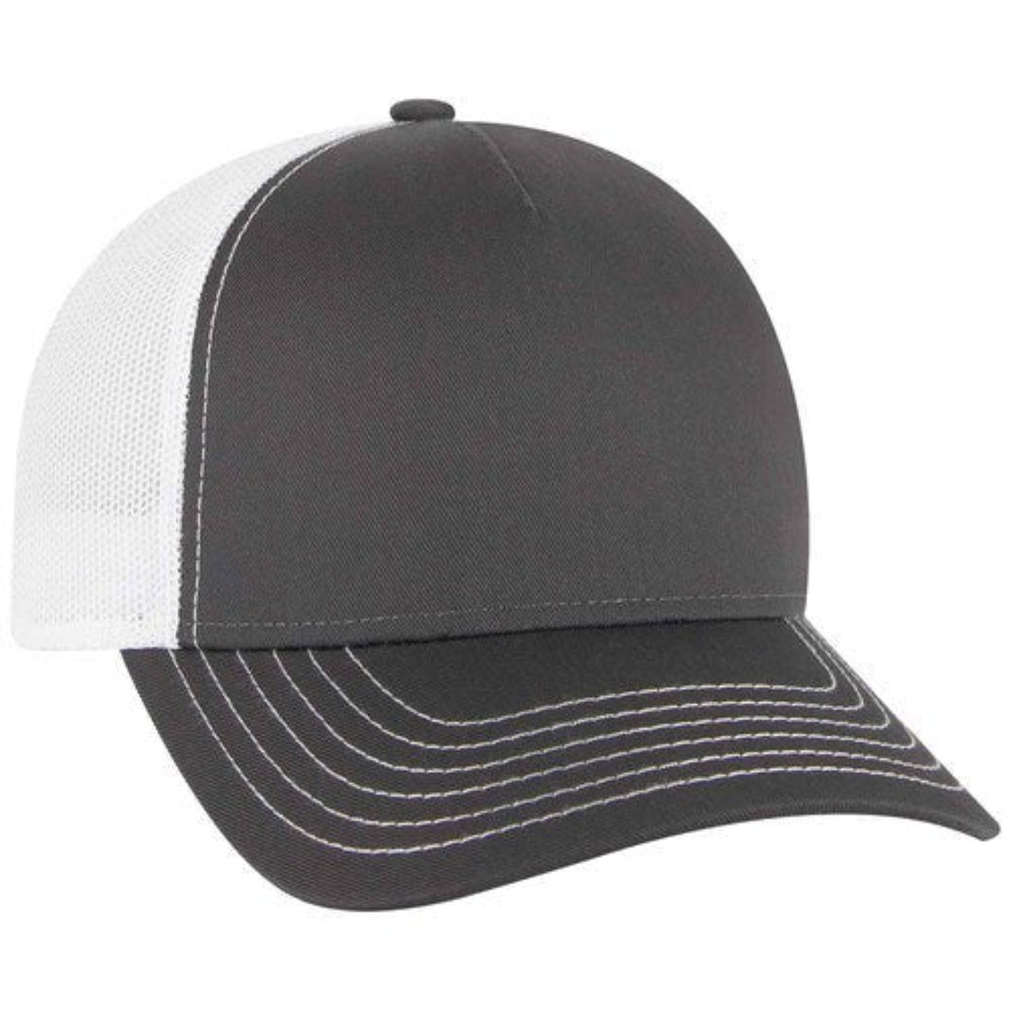 OTTO - 5 Panel Low Profile Mesh Back Trucker Hat - The Luua Company