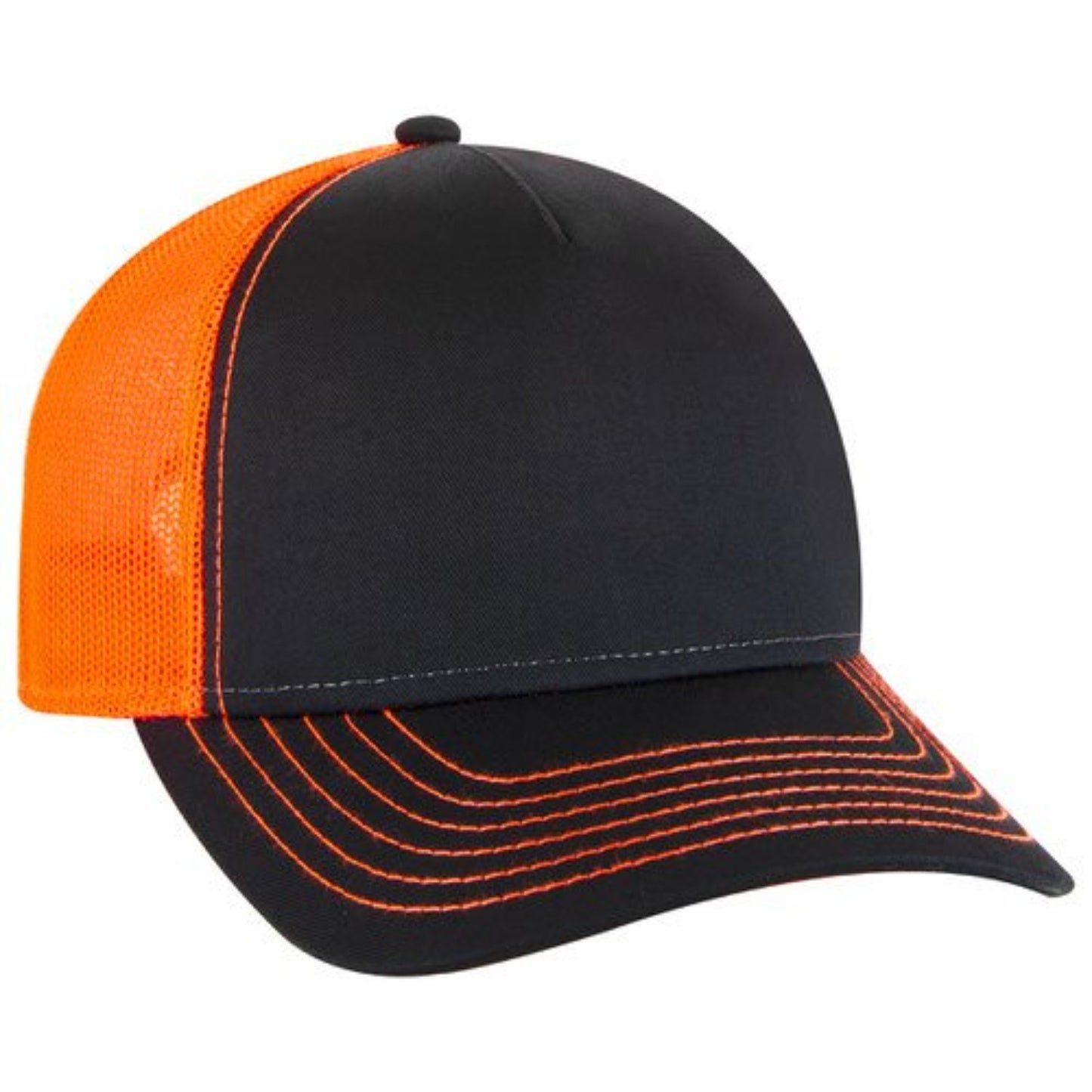 OTTO - 5 Panel Low Profile Mesh Back Trucker Hat - The Luua Company