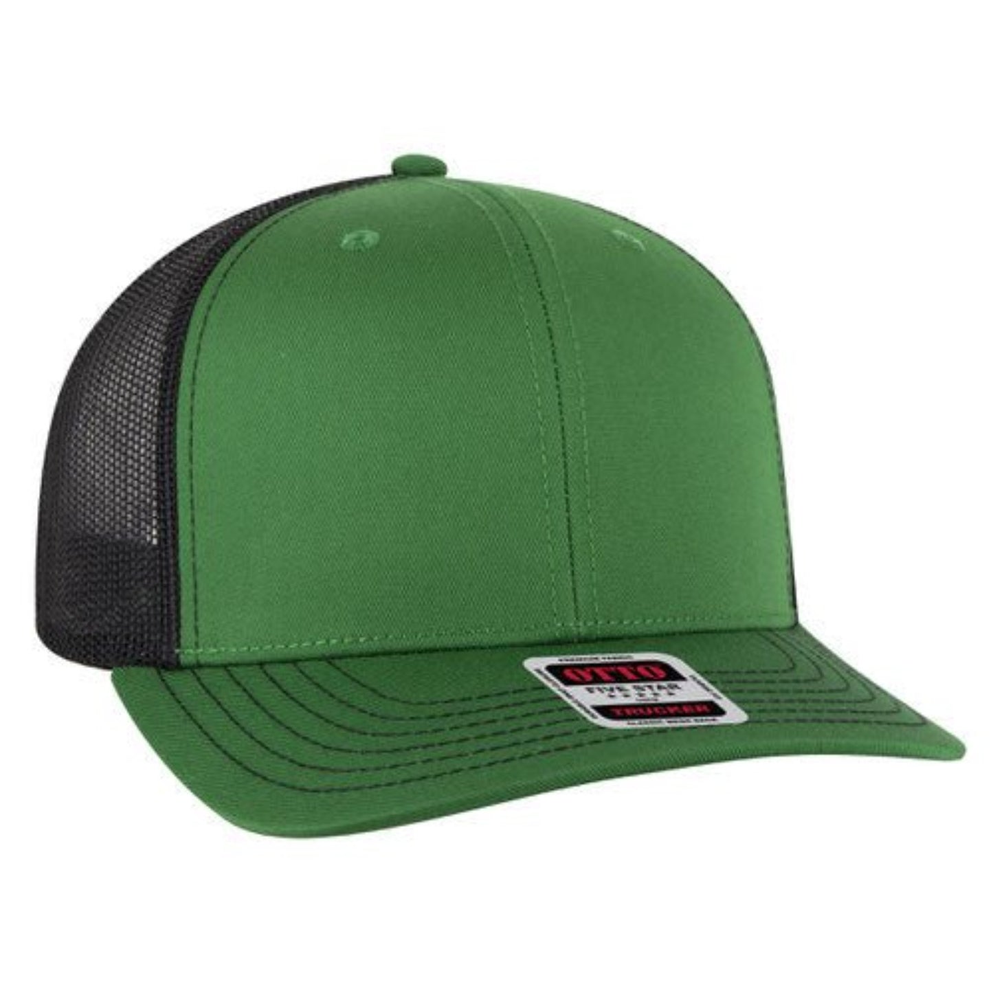 OTTO - 6 Panel Mid Profile Mesh Back Trucker Hat - The Luua Company