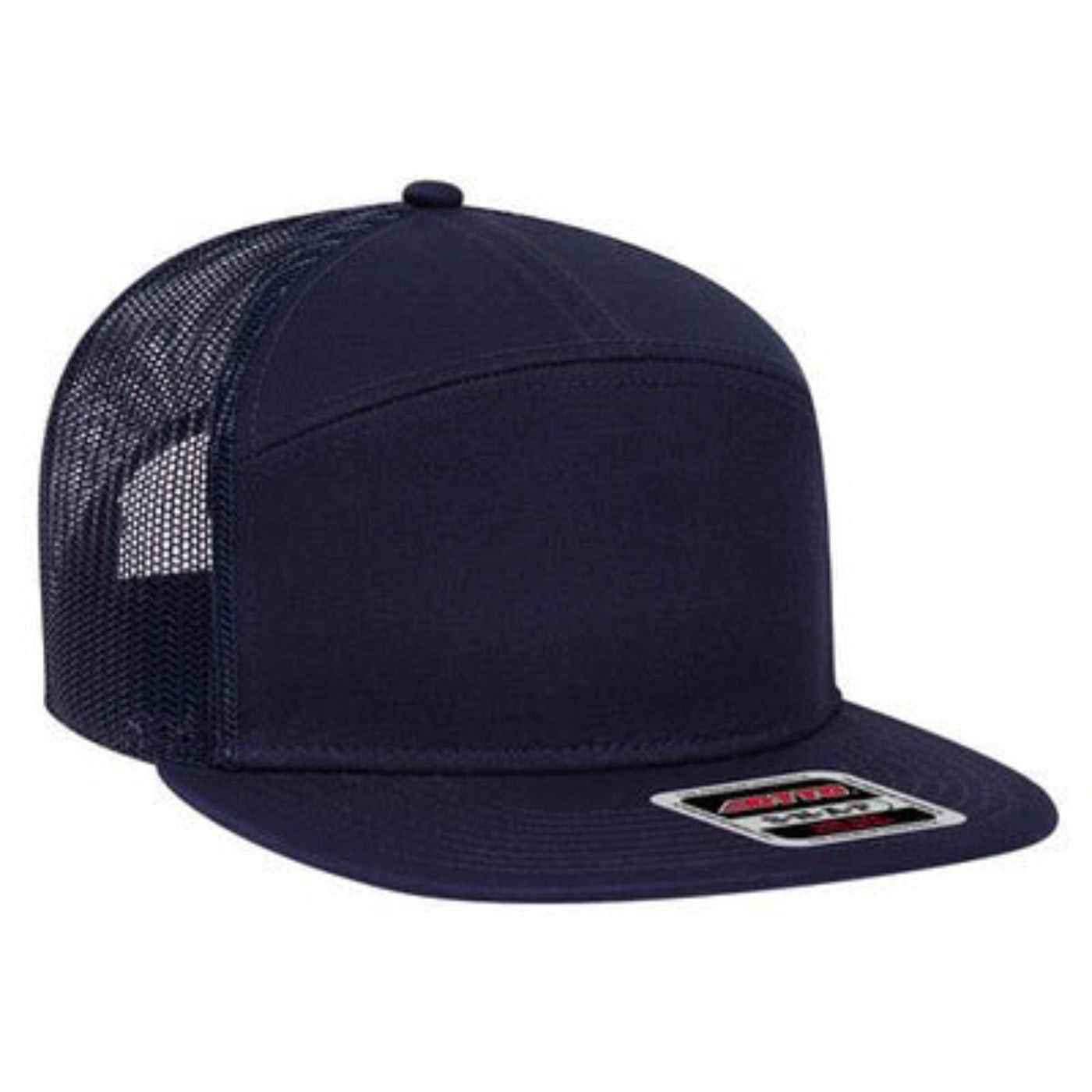 Otto - 7 Panel Trucker Mesh Flat Bill - The Luua Company