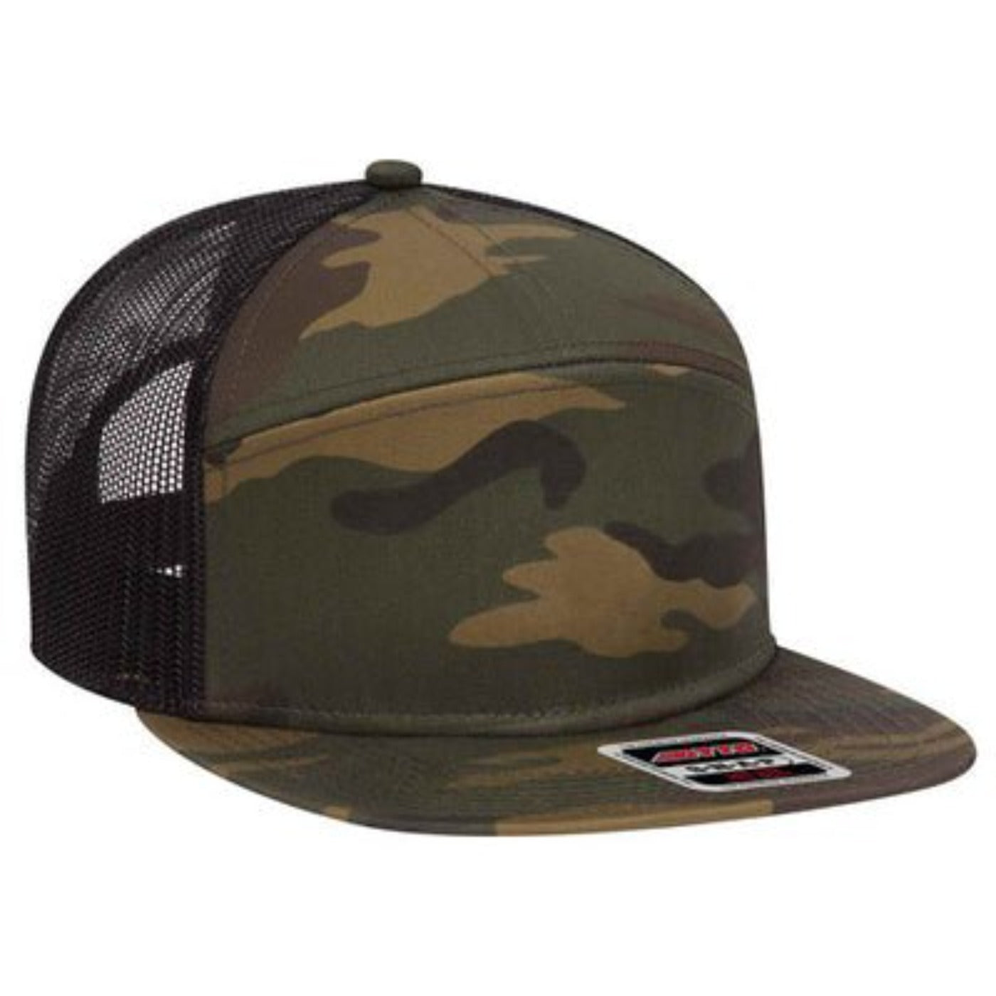 Otto - 7 Panel Trucker Mesh Flat Bill - The Luua Company