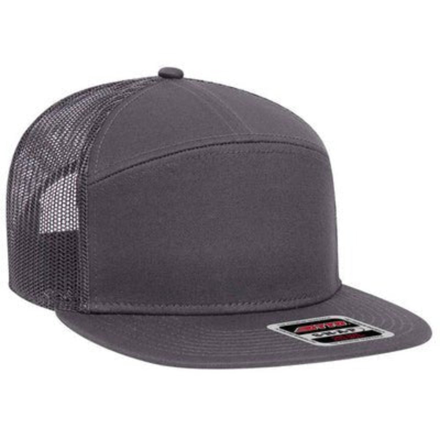 Otto - 7 Panel Trucker Mesh Flat Bill - The Luua Company