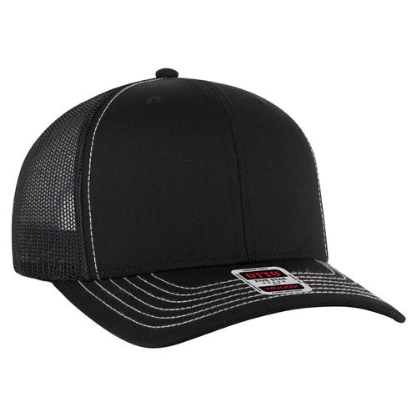 OTTO - 6 Panel Mid Profile Mesh Back Trucker Hat - The Luua Company