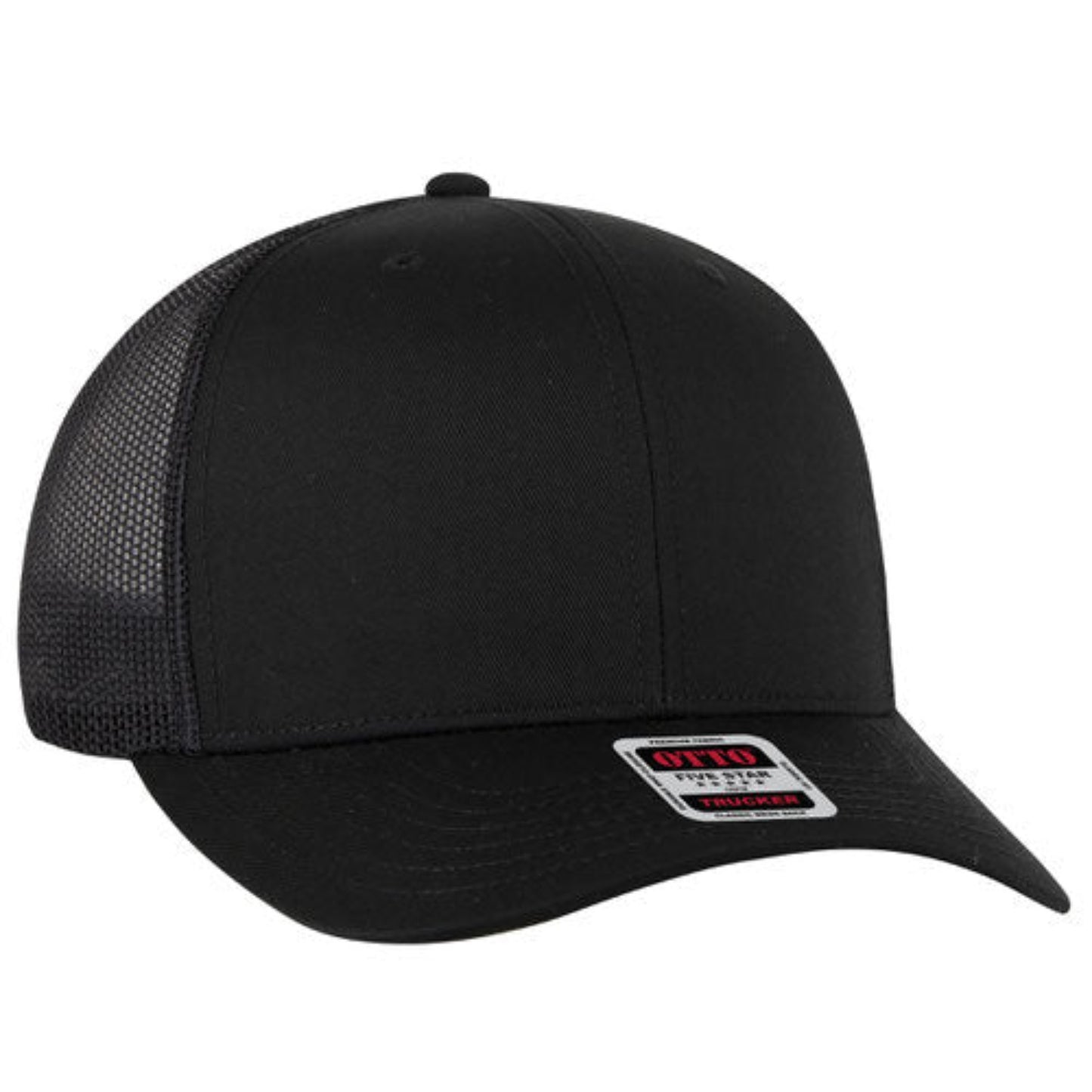 OTTO - 6 Panel Mid Profile Mesh Back Trucker Hat - The Luua Company