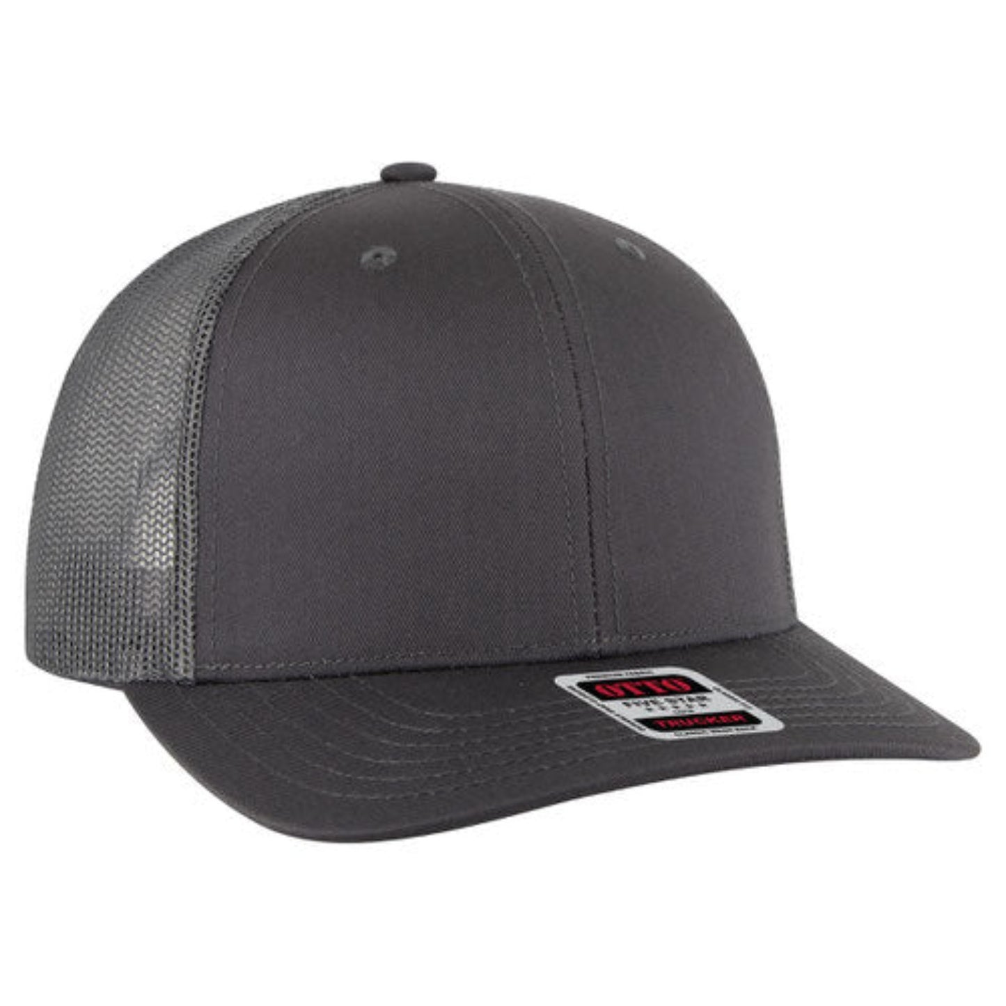 OTTO - 6 Panel Mid Profile Mesh Back Trucker Hat - The Luua Company