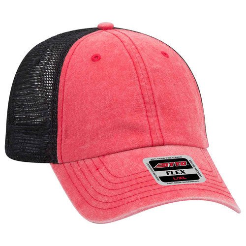 OTTO - FLEX FIT - 6 Panel Low Profile Mesh Back Trucker Hat - The Luua Company