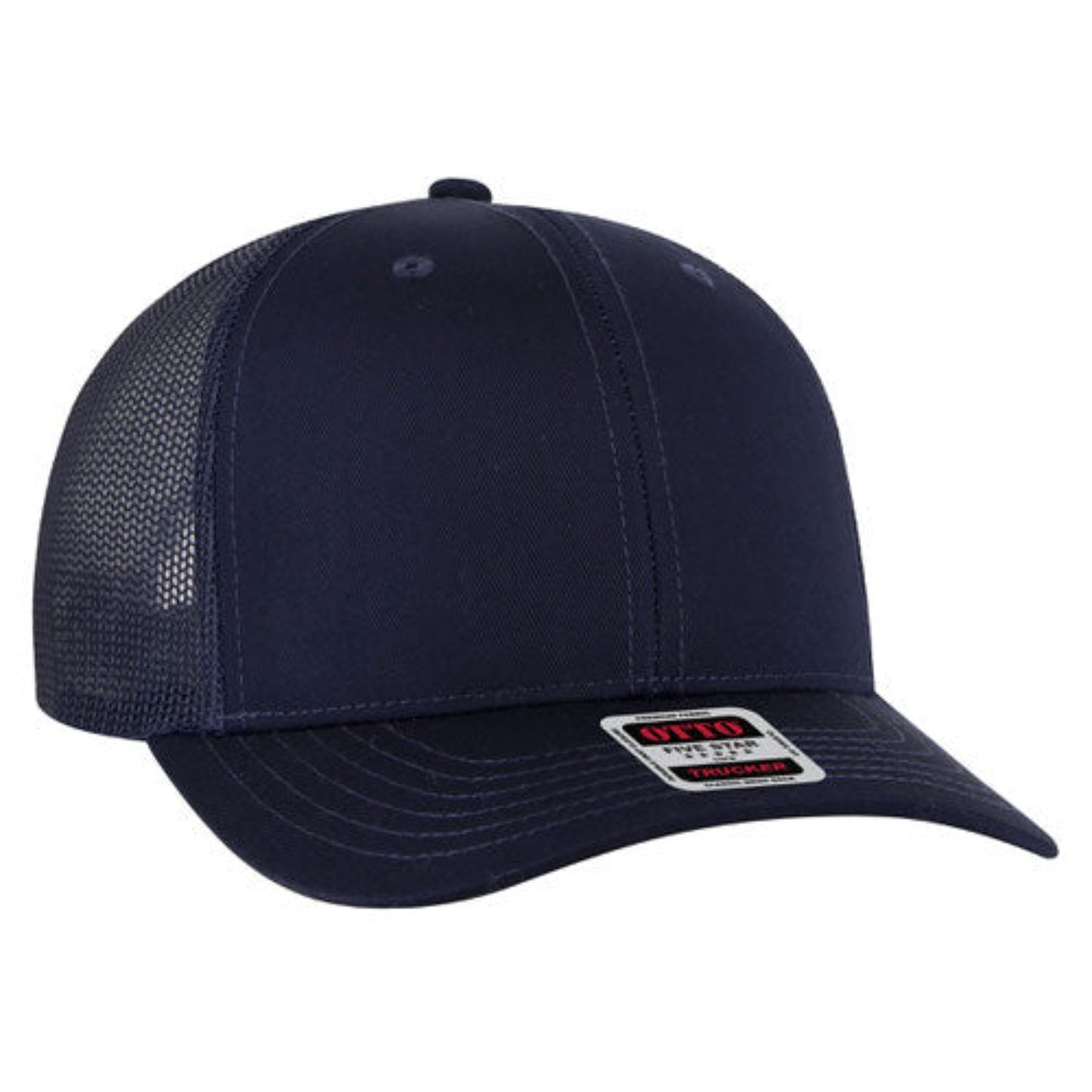 OTTO - 6 Panel Mid Profile Mesh Back Trucker Hat - The Luua Company