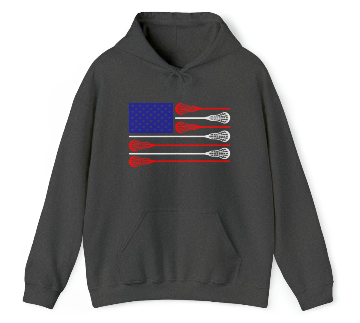 USA Flag Lax Hoodie - The Luua Company