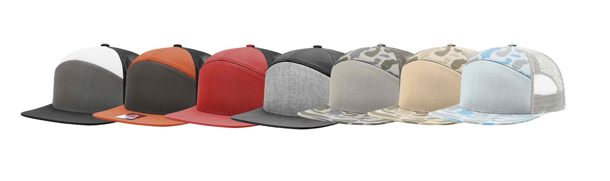 Custom 7-Panel Hats | Modern Streetwear & Flat Bills - The Luua Company