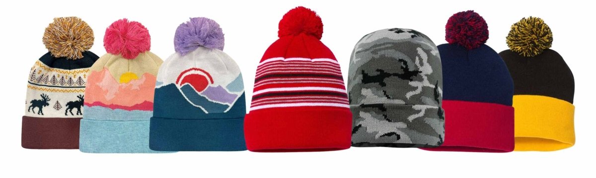 The Beanie Collection | Custom Leather Patch Winter Knits - The Luua Company