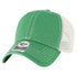 Custom '47 Brand Trawler Hat | Personalized Leather Patch "Relaxed Fit" Trucker in Kelly/ Stone - The Luua Company