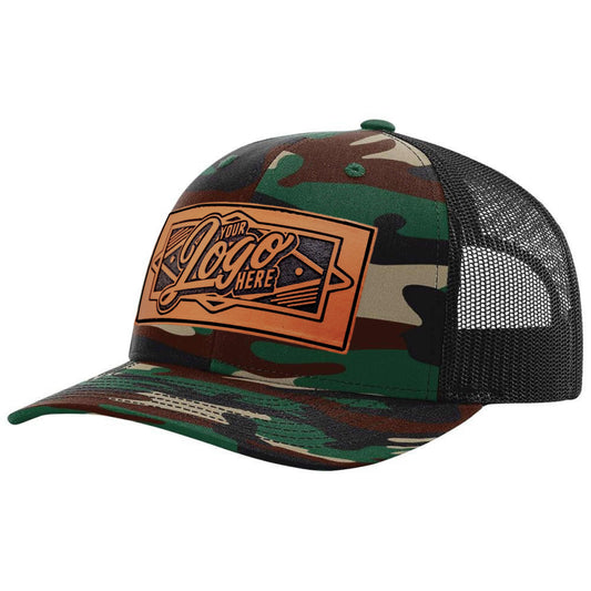 Richardson 112P - Camo Trucker Hat Snapback Caps