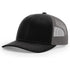 Patriot Edition Richardson 112 trucker with PVC patches in Charcoal/White - The Luua Company