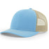 Patriot Edition Richardson 112 trucker with PVC patches in Columbia Blue/Khaki - The Luua Company