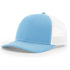 Patriot Edition Richardson 112 trucker with PVC patches in Columbia Blue/White - The Luua Company
