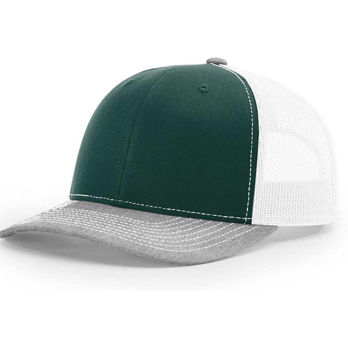 Patriot Edition Richardson 112 trucker with PVC patches in Columbia Blue/White - The Luua Company