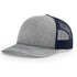 Patriot Edition Richardson 112 trucker with PVC patches in Heather Grey/Black - The Luua Company