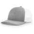 Patriot Edition Richardson 112 trucker with PVC patches in Heather Grey/White - The Luua Company